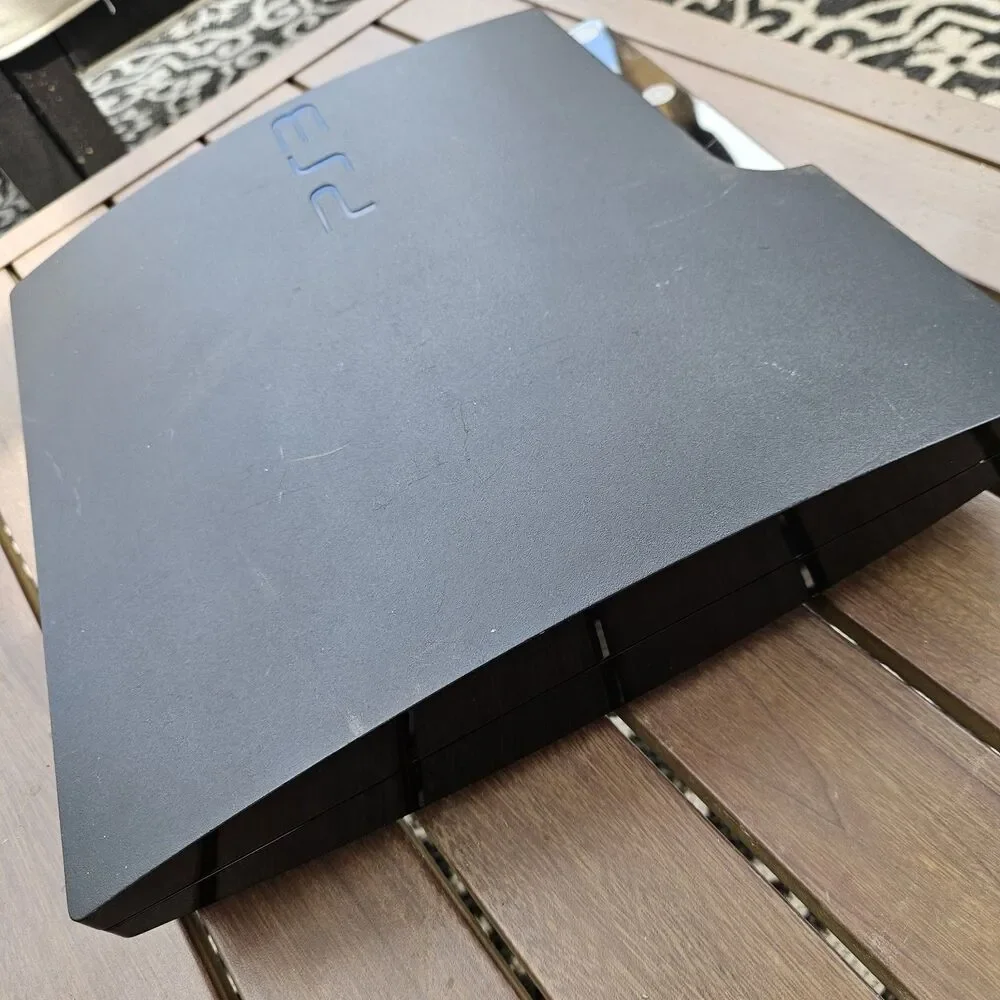 PS3 Sony Play Station 3 Slim Black Console 250 GB